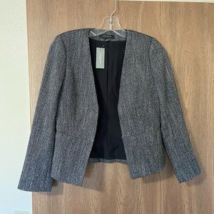 Ann Taylor collarless blazer NWT